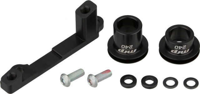 MRP Adaptador Better Boost Adapter RD para DT 240s Center Lock - black/RD 15 x 100 mm eje pasante