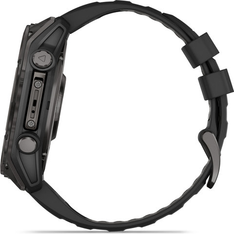 Garmin fenix 8 AMOLED Sapphire Titanium GPS 51 mm Multisport Smartwatch - black-carbon gray
