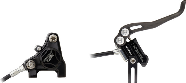 Trickstuff Piccola Carbon v+h ensemble frein à disque Flatmount / Postmount - noir-argenté/Ensemble/gauche/droite (spécifique)