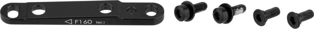 TRP FF-5 Disc Brake Adapter for Front Flat Mount 140 mm/160 mm - black/160 mm, 140 mm/Flat Mount