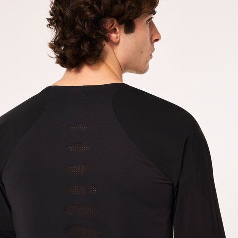 Oakley Camiseta de manga larga Seeker Airline - blackout/M