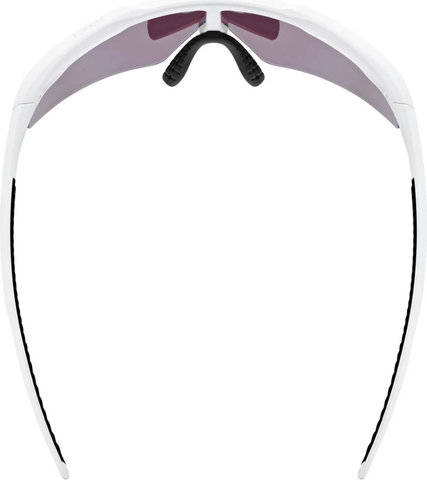 uvex Ultimate Pace Ultra L CV Sportbrille - white matt | yummy yellow