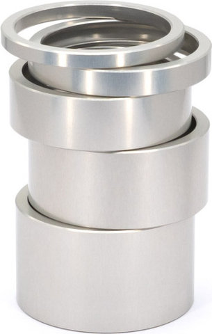 77designz Entretoise 3 mm pour jeu de direction en aluminium 1 1/8" - silver