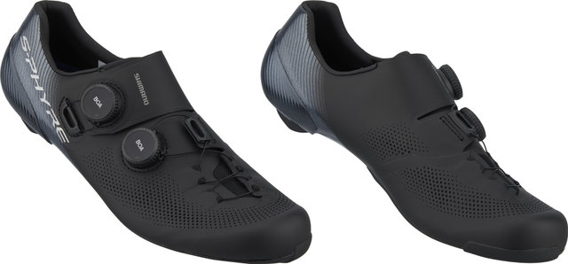 Shimano Zapatillas anchas de ciclismo de ruta S-Phyre SH-RC903E - black/44/44