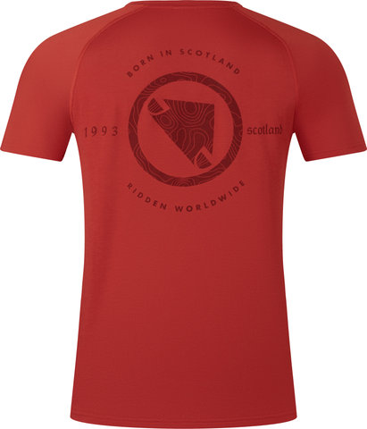 Endura T-shirt technique manches courtes Loop - brick | M