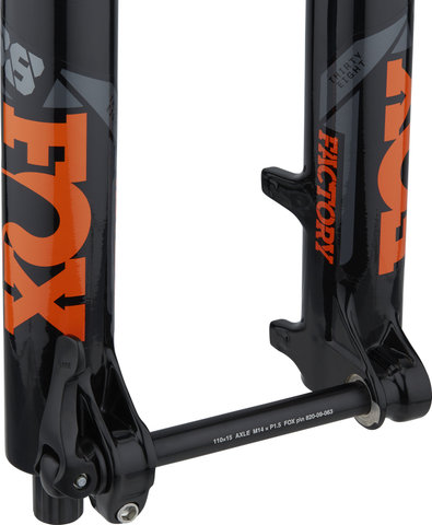 Fox Racing Shox 38 Float 27.5" GRIP2 Factory Boost Suspension Fork - shiny black/15 mm Thru Axle/180 mm/37 mm/1 1/8" - 1,5" tapered/27.5" (650B)/110 mm