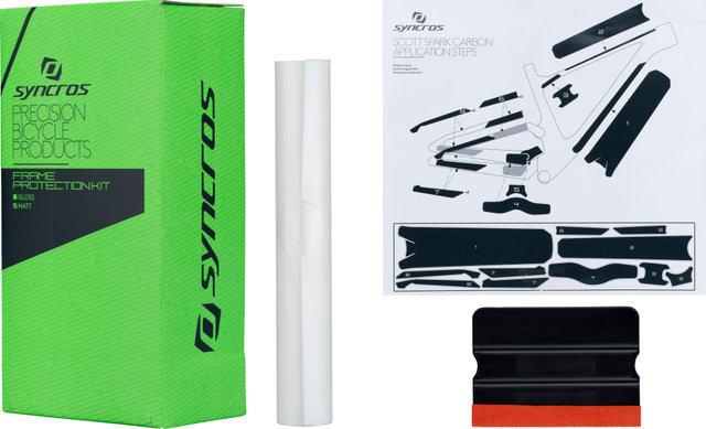 Syncros Frame Protection Sticker Set for Scott Spark Carbon - clear matt