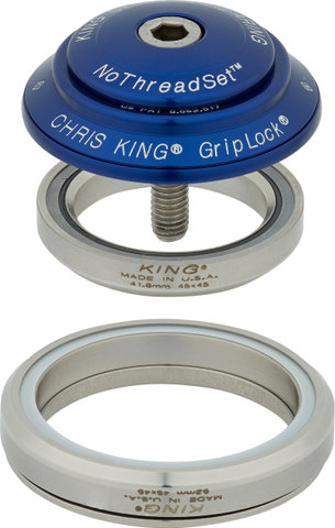 Chris King DropSet 2 IS42/28.6 - IS52/40 GripLock Headset - navy/1 1/8" - 1,5" tapered/IS42/28,6 - IS52/40