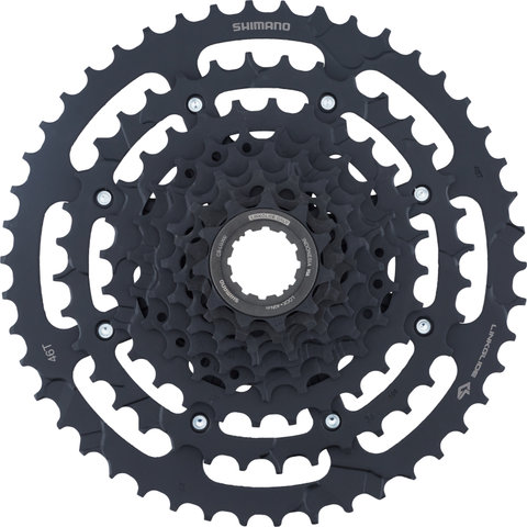 Shimano CS-LG300-9 Linkglide 9-speed Cassette - black/11-46