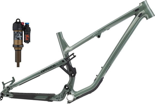 COMMENCAL Meta TR 29" Frame Kit with Fox Float X Schock Model 2022 - keswick green/140 mm/L/12 mm Thru Axle