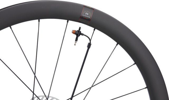 Gravaa x Reserve Juego de Ruedas 40|44 GR 28" - black mate/142 mm/100 mm/SRAM XDR/28"/Non Boost/Non Boost