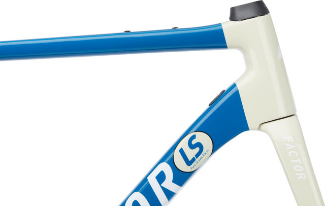 Factor Kit de Cadre en Carbone LS Disc Gravel - vintage blue/M/Axe Traversant 12 mm