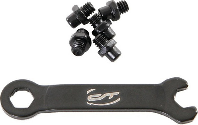 CONTEC Crampons R-Pins pour Pédales à Plateforme - limousine black