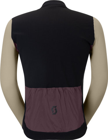 Scott Maillot de manga larga Endurance Warm - black-cocoa red | S