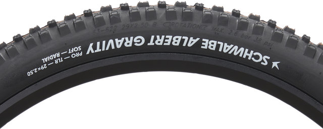 Schwalbe Albert Evolution Gravity Radial ADDIX Soft TLR 29" Folding Tyre - black/29 /63 mm/63-622/2.5 