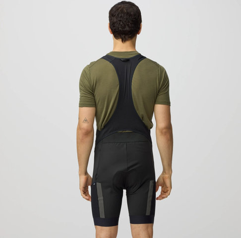 Fjällräven Hoja Bib Shorts Trägerhose - black | L