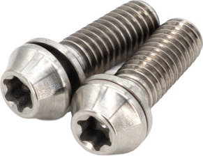 77designz Boulon de fixation de frein Ti M6x18 T25 - natural | 18 mm
