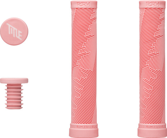 Title MTB Form Handlebar Grips - pink/150 mm