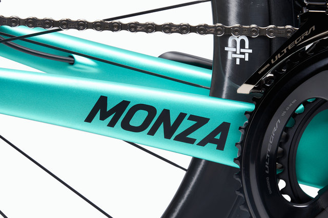 Factor MONZA Ultegra Carbon 28" Rennrad - steel green/28"/M/170,0 mm