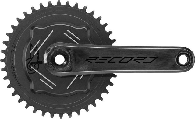 Campagnolo Record 1x13 crank arm set - black | 165,0 mm