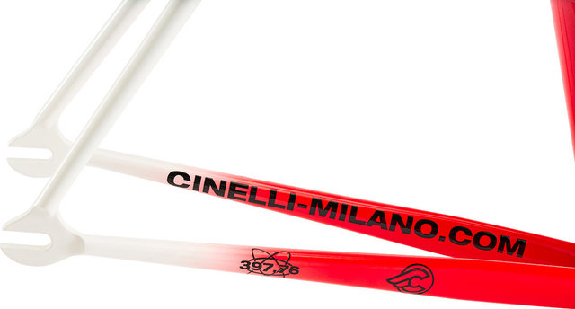 Cinelli - 80s team red-white/5 mm/1 1/8" - 1,5" tapered/M