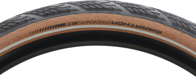 Schwalbe Cubierta plegable Marathon Efficiency Evolution ADDIX Race 28" - negro-transparent skin/28 /55 /55-622/2.15 