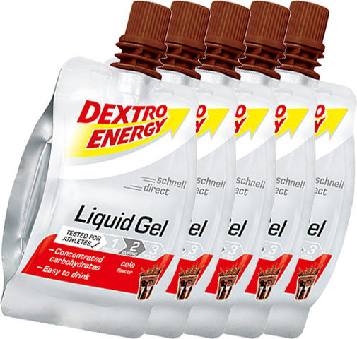 Dextro Energy Gel líquido - 5 unidades - cola/300 