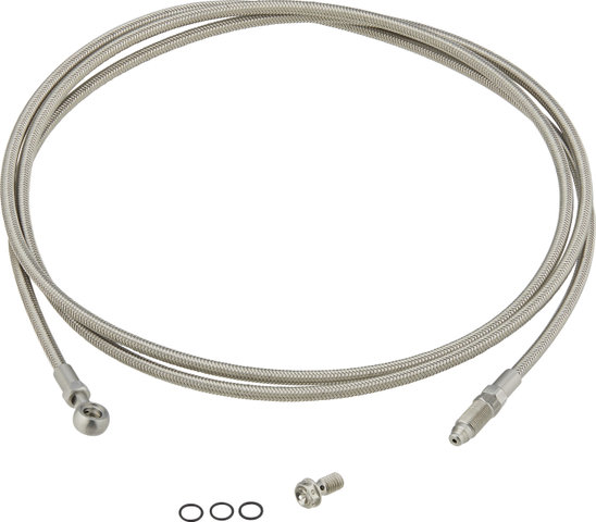 Trickstuff Stahlflex Bremsleitungskit Banjo / gerade für Maxima / Direttissima - silber-silber/1700 mm