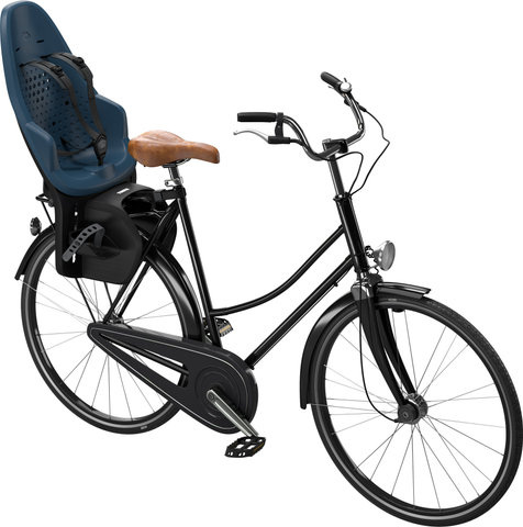 Thule Asiento de bici para niños de montaje en portaequipajes Yepp 2 Maxi - majolica blue