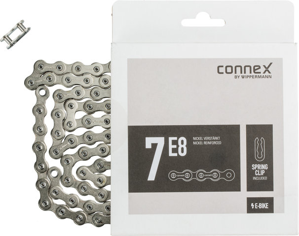 Connex 7E8 1-speed E-Bike Chain - silver/136