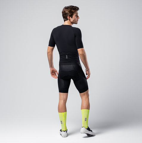 GOBIK CX Solid Unisex S/S Trikot High Key Edition - hk black/M