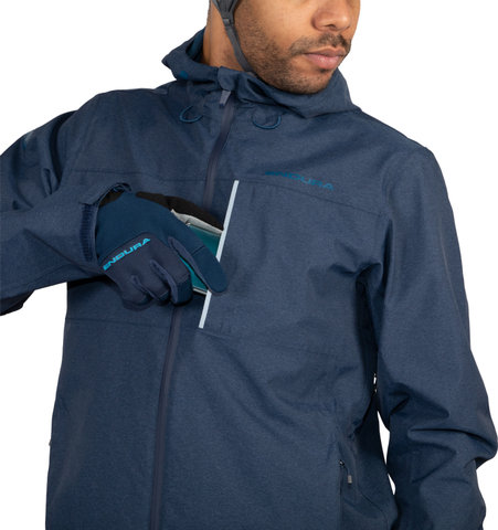 Endura Hummvee Waterproof Hooded Jacket - ink blue | M