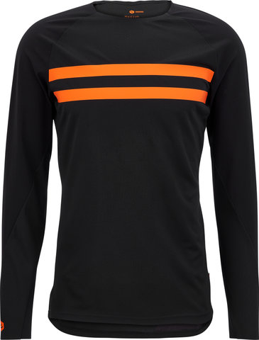 bc original Maillot MTB L/S - black-orange/M