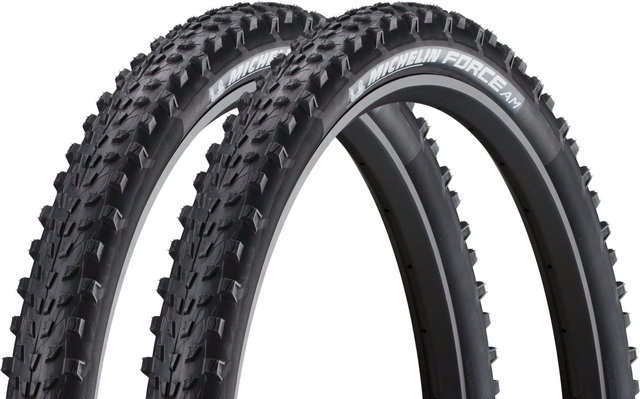 Michelin Force AM Competition 29" Faltreifen 2er-Set - schwarz/29 "/57 mm/57-622/2.25 "