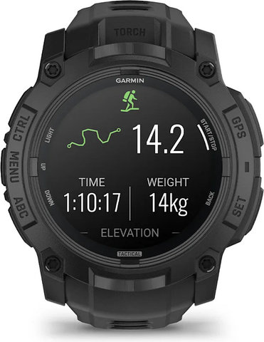 Garmin Instinct 3 50 mm AMOLED Tactical Edition GPS multisport smartwatch - black