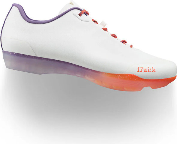 Fizik Beat Rennrad Schuhe - weiß-orange | 42