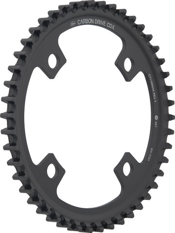 Gates CDX Front Belt Drive Sprocket 4-arm 104 mm Bolt Circle Diameter - black/46 