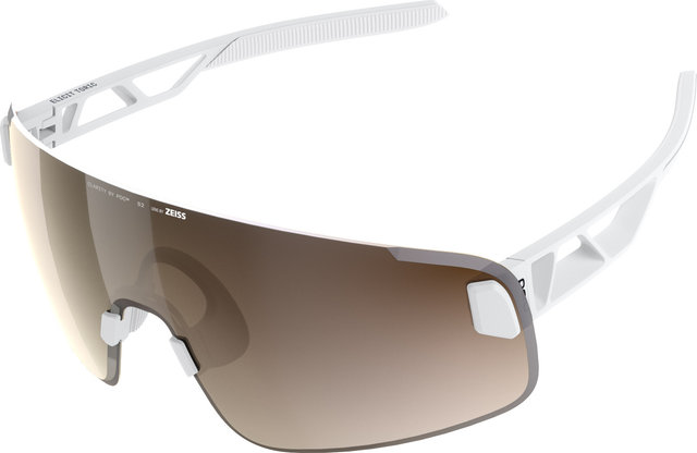 POC Lunettes de Sport Elicit Toric - hydrogen white-clarity trail -partly sunny silver | clarity trail-partly sunny silver