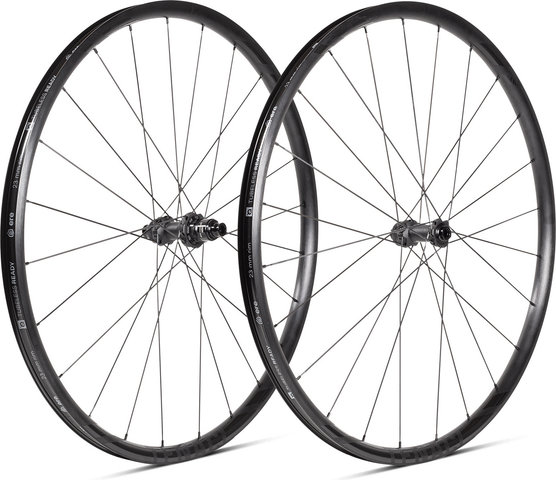 ERE Research Tenaci GX23 Disc Center Lock 28" Laufradsatz - black-black/Non Boost/Non Boost/100 mm/142 mm/28"/Shimano Road