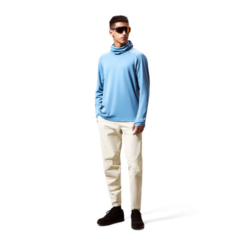 Endura AllTrack Roam Scuba Fleece Hoodie - storm blue | L