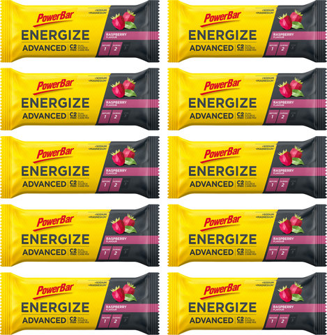 Powerbar Energize Advanced Energy Bars - 10 pieces - raspberry