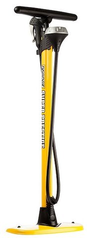 Pedros Super Prestige Floor Pump - yellow/universal