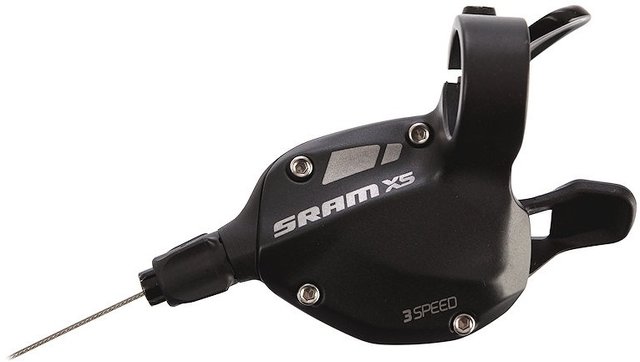 SRAM Trigger Schaltgriff X5 2-/3-/9-/10-fach - schwarz/3 fach