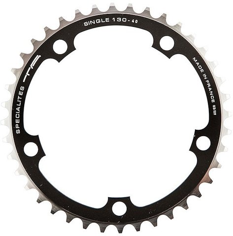 TA Single Chainring, 5-arm, 130 mm BCD - black/40 tooth