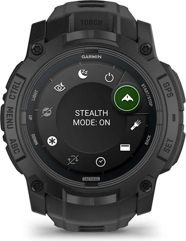 Garmin Instinct 3 50 mm AMOLED Tactical Edition GPS multisport smartwatch - black