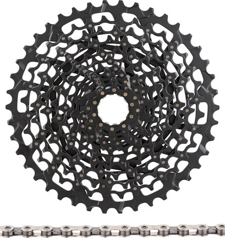 SRAM Rival 1 FM groupe 1x11 42 GXP freins à disque hydrauliques - black | SRAM XD | 172,5 mm | SRAM XD | 10-42 | 42