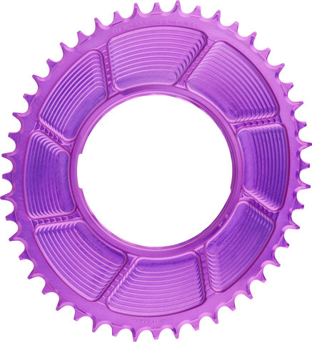 Garbaruk Plato Thread Mount para SRAM RED XPLR AXS PM Oval - violet/48/48 