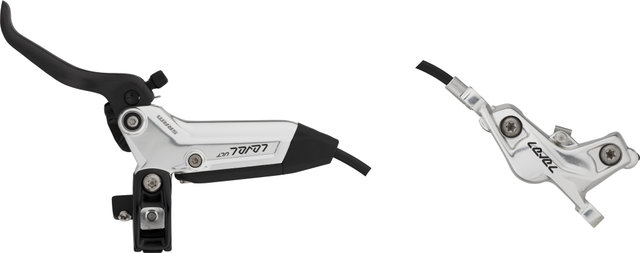 SRAM Level Ultimate Stealth 4-Piston Carbon Scheibenbremse - clear anodized/Vorderrad/Flip-Flop (seitenunspezifisch)