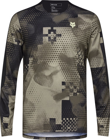 Fox Head Camiseta Flexair Ascent L/S - pulse-sand/M