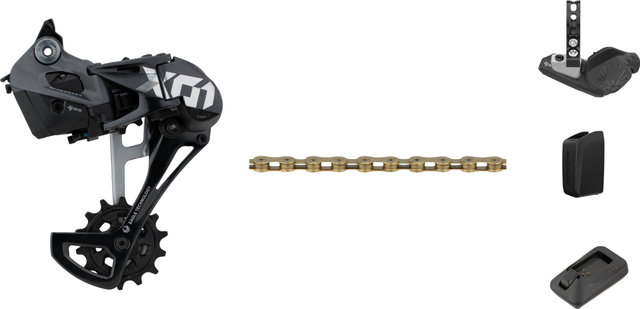 SRAM Kit de Mise à Niveau X01 Eagle AXS 1x12 vitesses - XX1 gold/14 dents/aucun/aucun/aucun/sans